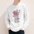 Cute Octopus Bookworm Fun Reading Tee For Book Lovers Youth Long Sleeve Tee Cute Octopus Bookworm Fun Reading Tee For Book Lovers Youth Long Sleeve Tee