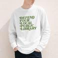 Defend Your Local Public Library For Book Lovers Youth Long Sleeve Tee Defend Your Local Public Library For Book Lovers Youth Long Sleeve Tee