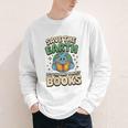 Earth Day Save Earth It´s Only Planet With Books Reader Youth Long Sleeve Tee