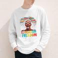 Education Is Freedom Afro Books Youth Long Sleeve Tee