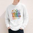 Equal Rights Book Flower Equality Peace Love Kindness Book Youth Long Sleeve Tee Equal Rights Book Flower Equality Peace Love Kindness Book Youth Long Sleeve Tee