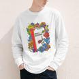 Equal Rights Book Flower Resist Feminist LGBTQ Floral Youth Long Sleeve Tee