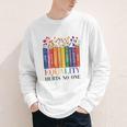 Equality Hurts No One LGBTQ Pride Books And Flowers Youth Long Sleeve Tee