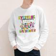 Everyone Communicates Differently Book Teacher Outfit Youth Long Sleeve Tee