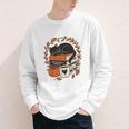 Fall Book Teacher Cat Books Halloween Autumn Librarian Youth Long Sleeve Tee Fall Book Teacher Cat Books Halloween Autumn Librarian Youth Long Sleeve Tee