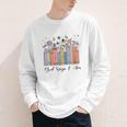 God Says I Am Floral Book Cute Christian Girl Teen Religious Youth Long Sleeve Tee God Says I Am Floral Book Cute Christian Girl Teen Religious Youth Long Sleeve Tee