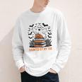 Haunted By My TBR Boo Halloween Book Lover Librarian Youth Long Sleeve Tee Haunted By My TBR Boo Halloween Book Lover Librarian Youth Long Sleeve Tee
