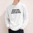 Imagine Being Afraid Of Drag Queens And Books Premium Youth Long Sleeve Tee