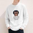 Just a Girl Who Loves Books Messy Bun Black Women Reading Youth Long Sleeve Tee Just a Girl Who Loves Books Messy Bun Black Women Reading Youth Long Sleeve Tee