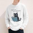 Just One More Chapter Bookworm Cat Book Lover Youth Long Sleeve Tee Just One More Chapter Bookworm Cat Book Lover Youth Long Sleeve Tee