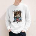 Just One More Chapter Cat Reading Books Coffee Lovers Premium Tri-Blend Youth Long Sleeve Tee