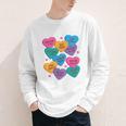 Librarian Shirt Valentines Book Worm Reading Tshirt Premium Tri-Blend Youth Long Sleeve Tee