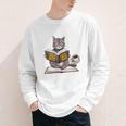 Life Is Better With Cats Coffee Books Cat Reading Book Youth Long Sleeve Tee Life Is Better With Cats Coffee Books Cat Reading Book Youth Long Sleeve Tee