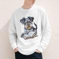 Nerdy Schnauzer Dog Book Lover Glasses Cute Pet For Men Women Kids Youth Long Sleeve Tee Nerdy Schnauzer Dog Book Lover Glasses Cute Pet For Men Women Kids Youth Long Sleeve Tee