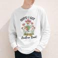 Oops I Got Another Book Cute Goose Librarian Reading Teacher Youth Long Sleeve Tee