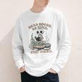 Read Books Be Kind Stay Weird Skeleton Reading Book Lover Youth Long Sleeve Tee Read Books Be Kind Stay Weird Skeleton Reading Book Lover Youth Long Sleeve Tee