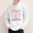 Read Your Heart Out Teacher Valentines Day Reading Book Love Premium Tri-Blend Youth Long Sleeve Tee