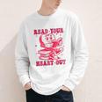 Read Your Heart Out Valentines Day Book Lover Bookish Teach Youth Long Sleeve Tee Read Your Heart Out Valentines Day Book Lover Bookish Teach Youth Long Sleeve Tee