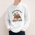I Read Past My Bedtime Reading Dinosaur Book Lover Youth Long Sleeve Tee