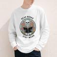 Reader Skeleton Read Books Be Kind Stay Weird Youth Long Sleeve Tee Reader Skeleton Read Books Be Kind Stay Weird Youth Long Sleeve Tee