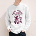 Reading Is My Favorite Sport Cat And Book Lover Women Youth Long Sleeve Tee Reading Is My Favorite Sport Cat And Book Lover Women Youth Long Sleeve Tee