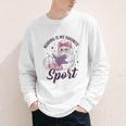 Reading Is My Favorite Sport Saying Cat And Book Lover Youth Long Sleeve Tee Reading Is My Favorite Sport Saying Cat And Book Lover Youth Long Sleeve Tee
