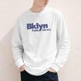 Retro Brooklyn Public Library NY New York Book Lover Youth Long Sleeve Tee Retro Brooklyn Public Library NY New York Book Lover Youth Long Sleeve Tee