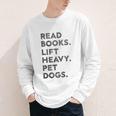 Retro Gym Book Lover Read Books Lift Heavy Pet Dogs Youth Long Sleeve Tee Retro Gym Book Lover Read Books Lift Heavy Pet Dogs Youth Long Sleeve Tee