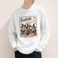 Salem Book Club Bookish Halloween Retro Salem Witch Book Youth Long Sleeve Tee Salem Book Club Bookish Halloween Retro Salem Witch Book Youth Long Sleeve Tee