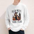 Salem Witch Book Club Bookish Retro Halloween Cat Youth Long Sleeve Tee Salem Witch Book Club Bookish Retro Halloween Cat Youth Long Sleeve Tee