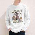 Salem Witch Book Club Raccoon Reading Youth Long Sleeve Tee Salem Witch Book Club Raccoon Reading Youth Long Sleeve Tee