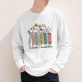 School Counselor Wildflower Book School Counseling Life Youth Long Sleeve Tee