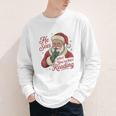 He Sees What You'Ve Been Reading Bookish Christmas Humor Youth Long Sleeve Tee He Sees What You'Ve Been Reading Bookish Christmas Humor Youth Long Sleeve Tee