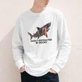 Shark Costume Teens Books Nerds Shark Stuffed Animal Sharks Youth Long Sleeve Tee