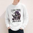 Smut Reader Spicy Book Romance I Like Them Thick & Spicy Youth Long Sleeve Tee