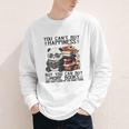 Teacher Bookworm Book Lover Panda Reading Book Librarian Tee Youth Long Sleeve Tee