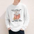That's What I Do I Read Books I Drink Tea And I Know Things Youth Long Sleeve Tee