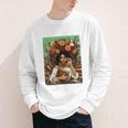 History Month Black Afro Girl Women Book Lovers Floral Youth Long Sleeve Tee