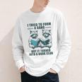 I Tried To Form Gang But It Turned Into A Book Club Raccoon Youth Long Sleeve Tee I Tried To Form Gang But It Turned Into A Book Club Raccoon Youth Long Sleeve Tee