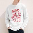 Valentines Book Lover Romance Books Are My Love Language Youth Long Sleeve Tee Valentines Book Lover Romance Books Are My Love Language Youth Long Sleeve Tee