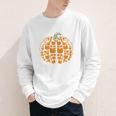 Vintage Book Pumpkin Autumn Fall Librarians Bookworm Teacher Youth Long Sleeve Tee