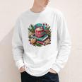 Vintage Cozy Winter Hot Cocoa Books Gingerbread Book Lovers Youth Long Sleeve Tee Vintage Cozy Winter Hot Cocoa Books Gingerbread Book Lovers Youth Long Sleeve Tee