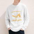 Woman Survives On Books Yarn Knitting Crochet Premium Tri-Blend Youth Long Sleeve Tee