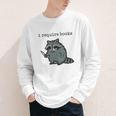 Women's i Require Books Raccoon Youth Long Sleeve Tee Women's i Require Books Raccoon Youth Long Sleeve Tee