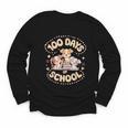 100 Days Of School Cute Puppies And Books Youth Long Sleeve Tee