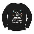 100 Days Smarter Astronaut Book 100th Day Girls Kids Women Youth Long Sleeve Tee 100 Days Smarter Astronaut Book 100th Day Girls Kids Women Youth Long Sleeve Tee