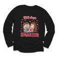 100 Days Smarter Shirt Cute Hedgehog Love Books School Tee Youth Long Sleeve Tee