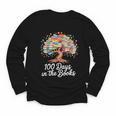 100th Day Of School Books Tree Reading Youth Long Sleeve Tee 100th Day Of School Books Tree Reading Youth Long Sleeve Tee