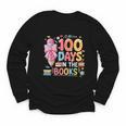 100th Day Of School Teacher Floral 100 Days In The Books Youth Long Sleeve Tee
