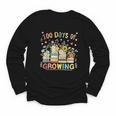 100th Day Of School Teacher Floral Books 100 Days Of Growing Youth Long Sleeve Tee 100th Day Of School Teacher Floral Books 100 Days Of Growing Youth Long Sleeve Tee